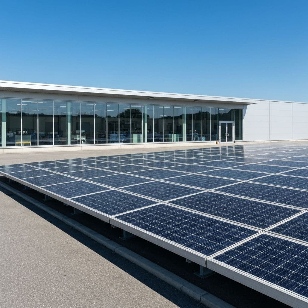 Modern manufacturing facility with HNL power systems